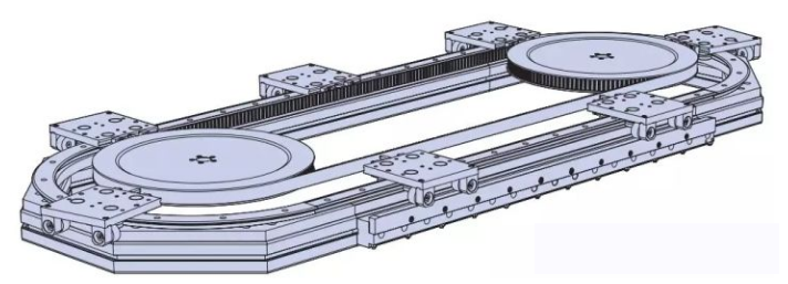可承受大翻轉(zhuǎn)力的精密環(huán)形流水線